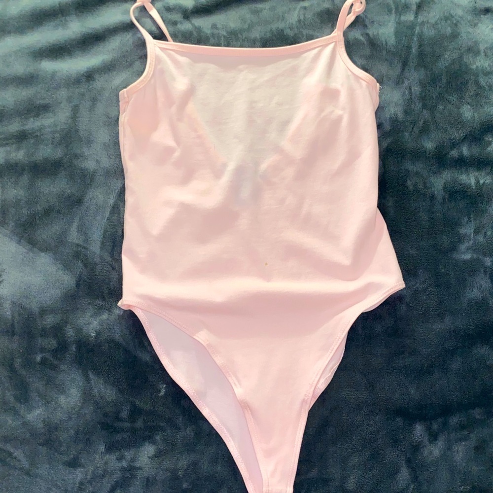 Pink bodysuit